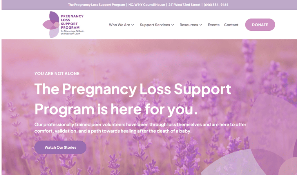 Help for Grieving Families Pregnancy Loss Support Program 1